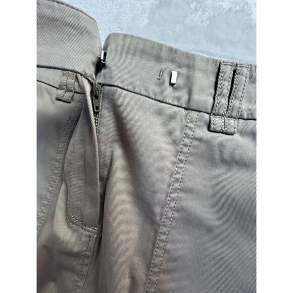 Peserico Womens Beige Knee-Length Straight Pencil Skirt Size 40 Stretch Italy - Picture 4 of 8